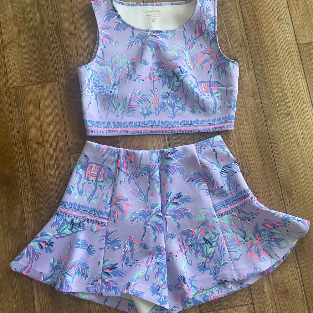 Medium Lilly Pulitzer Neri fruity monkey set
